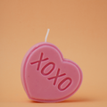 Vela Corazón XOXO
